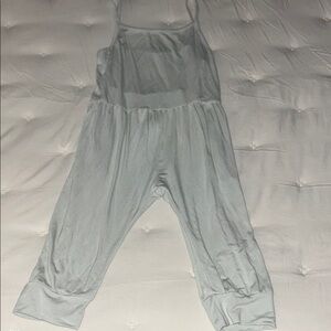 Light Mint Bamboo Sleeveless Jumpsuit